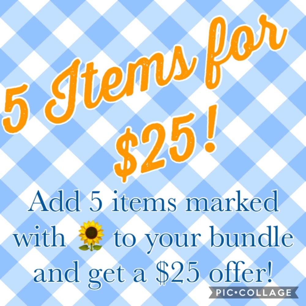 🌻5 items for $25!🌻